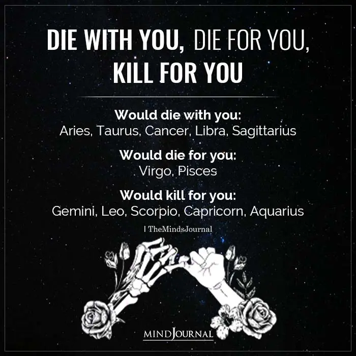 Die With You Vs Die For You Vs Kill For You