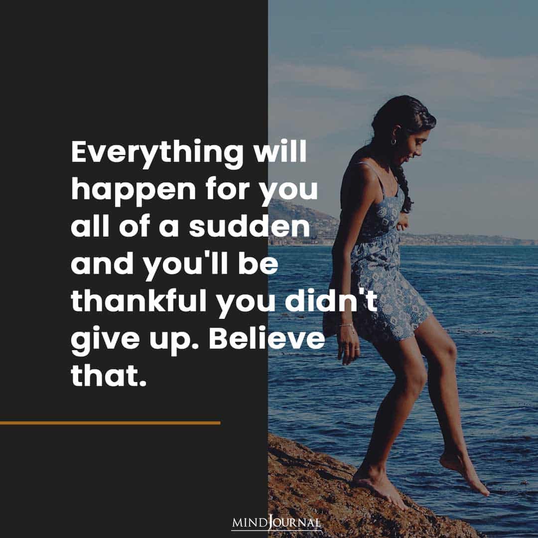 Everything will happen