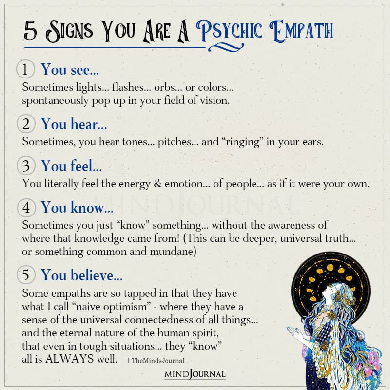 Five Signs You Are A Psychic Empath