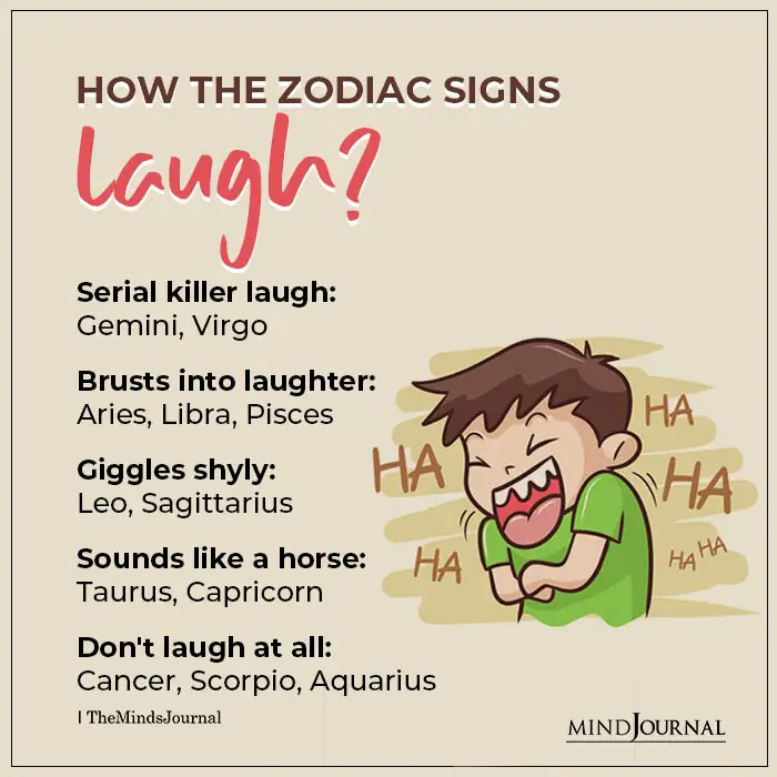 How Each Zodiac Sign Laughs