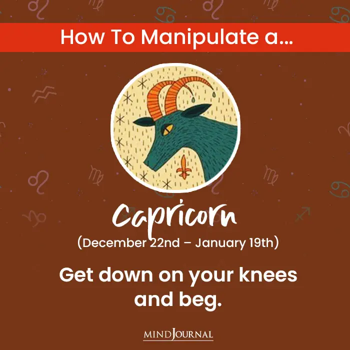How To Manipulate capricon