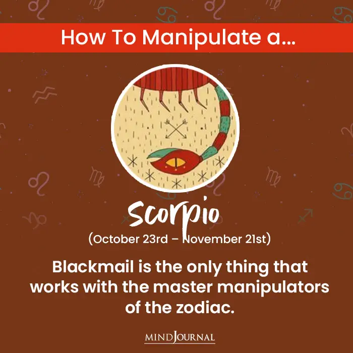 How To Manipulate scorpio