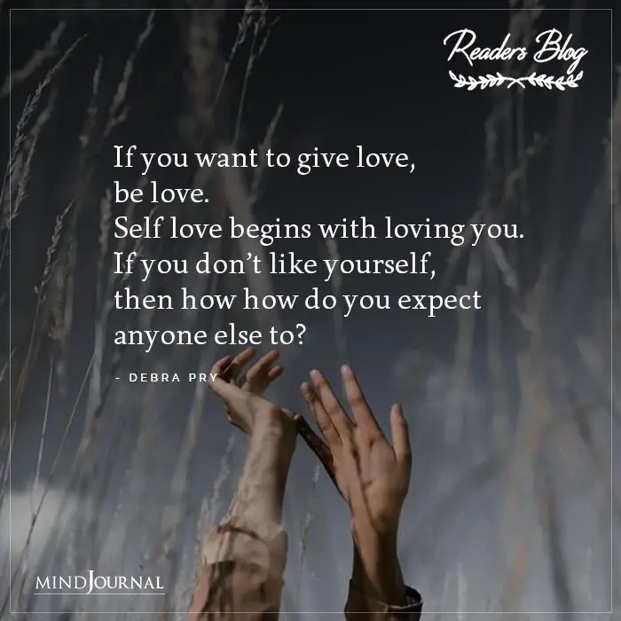 If You Want To Give Love Be Love