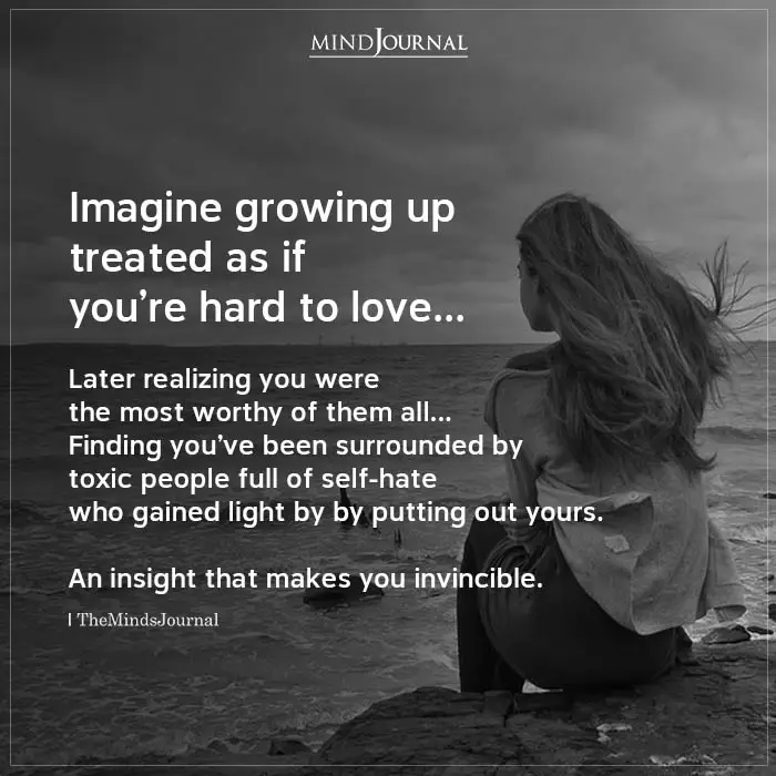 Imagine Growing Up Treated As If You’re Hard To Love

