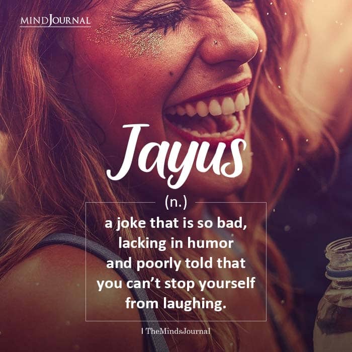 Jayus: a joke that is so bad