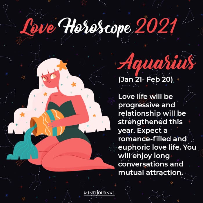 Love Horoscope 2021 aquarius
