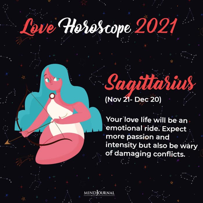 Love Horoscope 2021 sagittarius