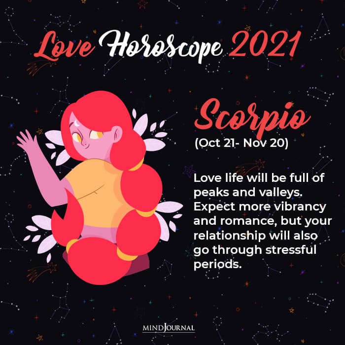 Love Horoscope 2021 scorpio