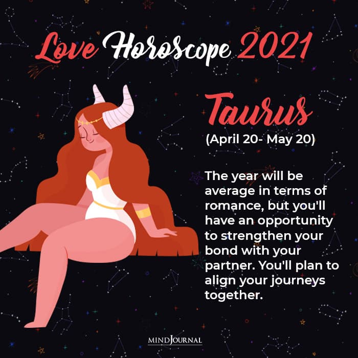 Love Horoscope 2021 taurus
