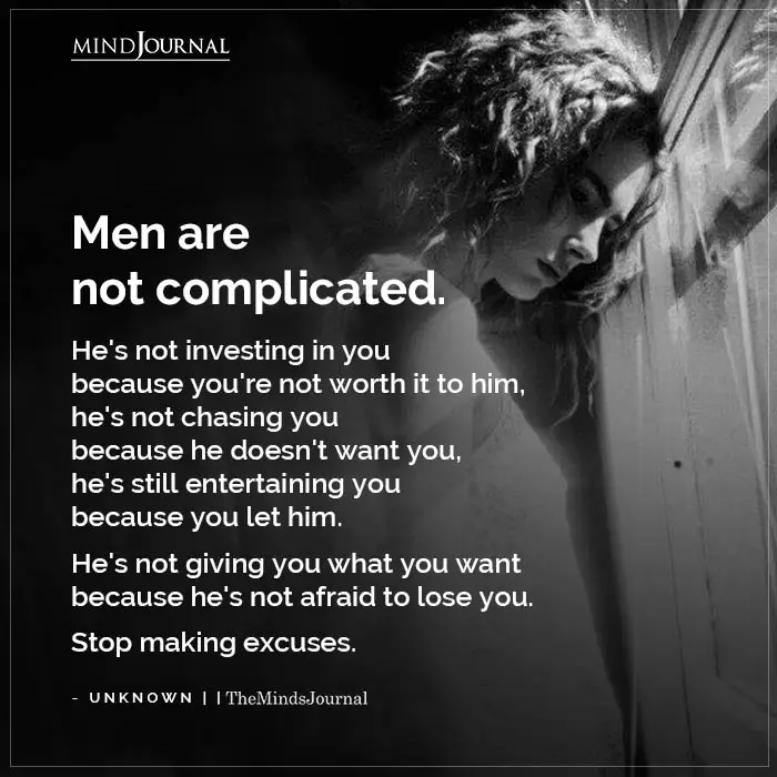 Men Are Not Complicated