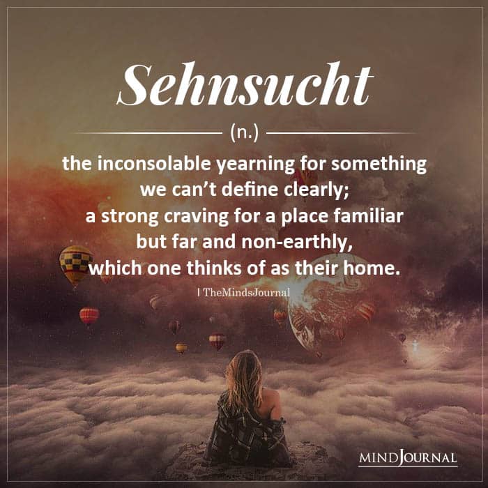 Sehnsucht the inconsolable yearning