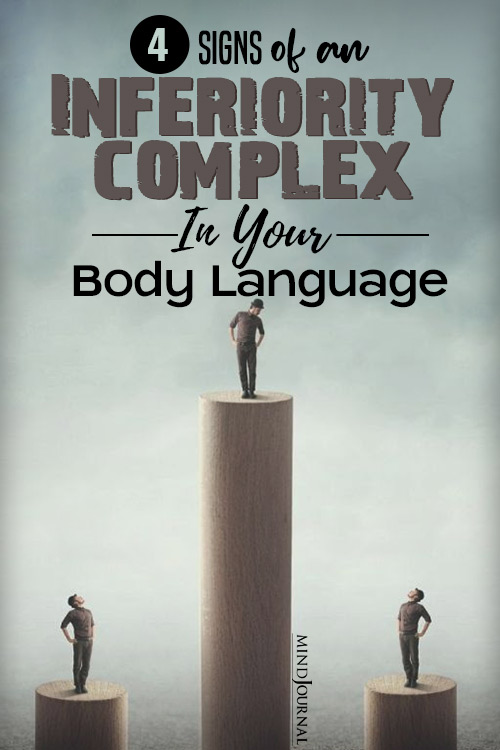Signs Inferiority Complex Body Language pin