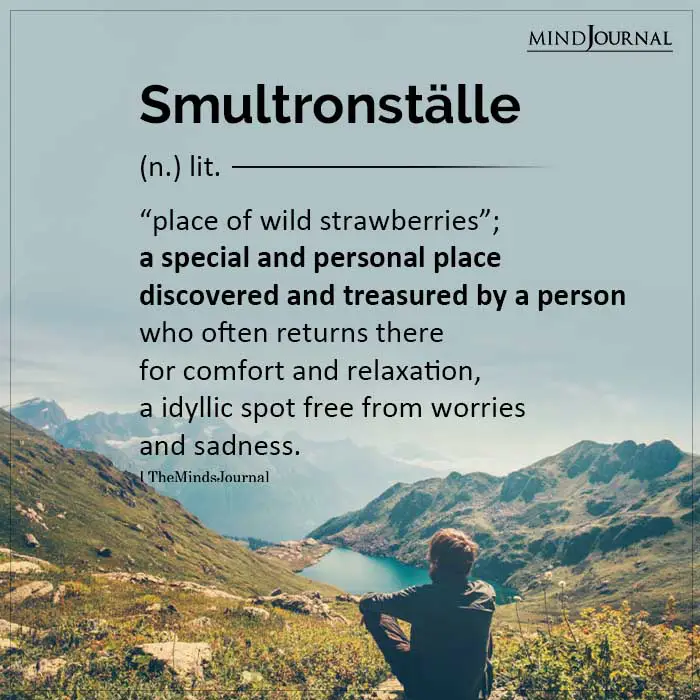 Smultronstalle place of wild strawberries