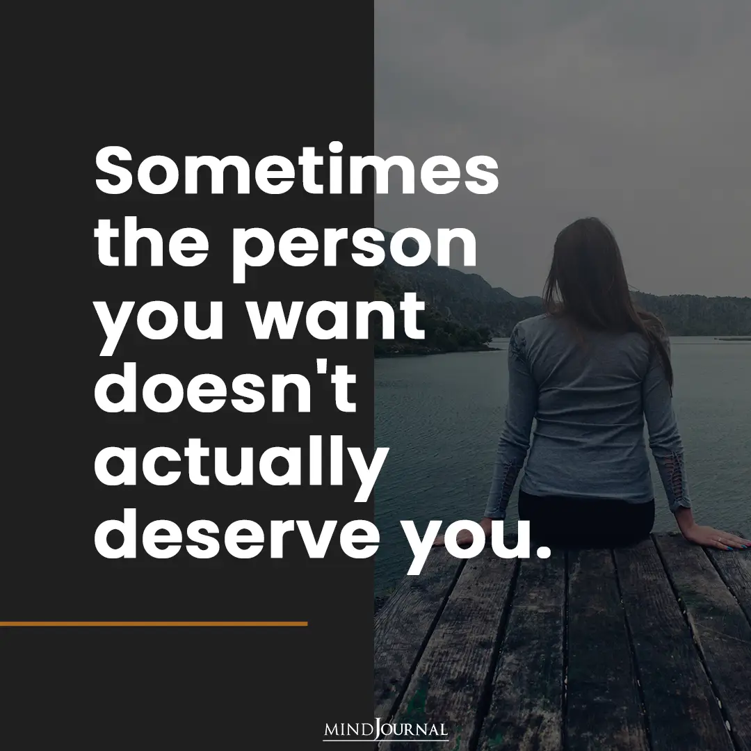 Sometimes the person you want.