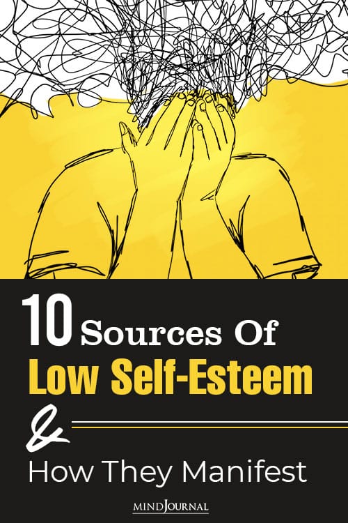 Sources Low SelfEsteem pin