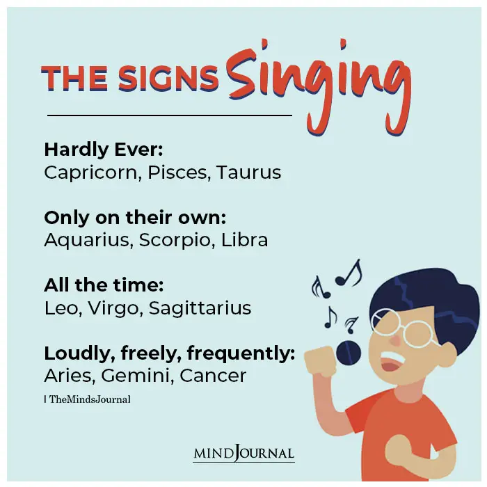 The Zodiac Signs Singing