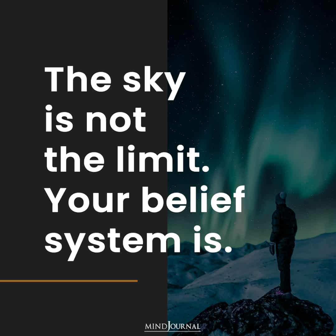 The sky is not the limit.