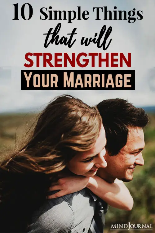Things Strengthen Your Marriage pin