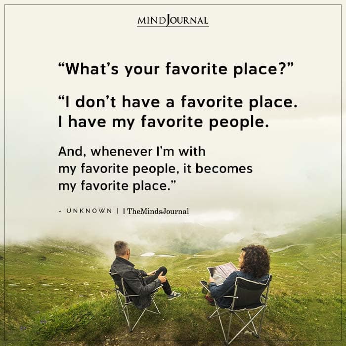 Whats Your Favorite Place