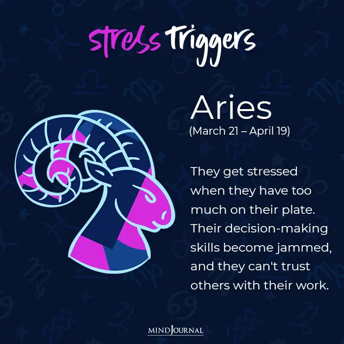 Stress Triggers For Each Zodiac Sign