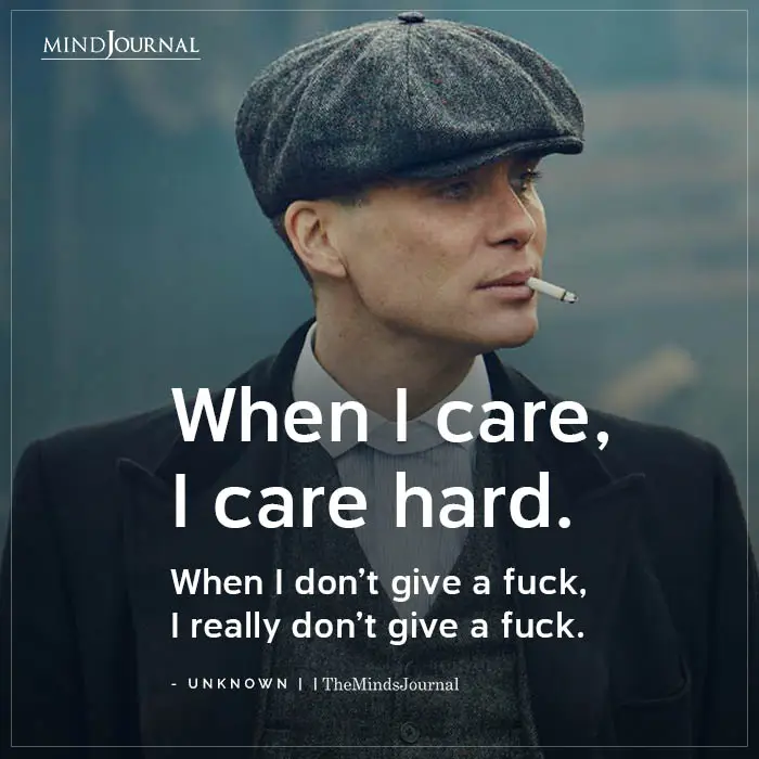 When I Care I Care Hard