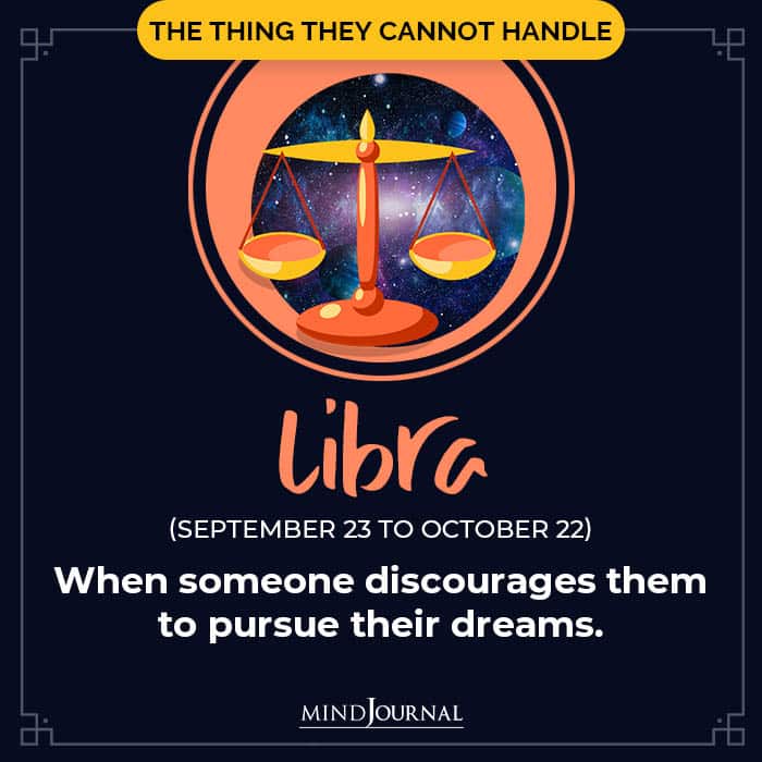 The one thing you cannot handle libra