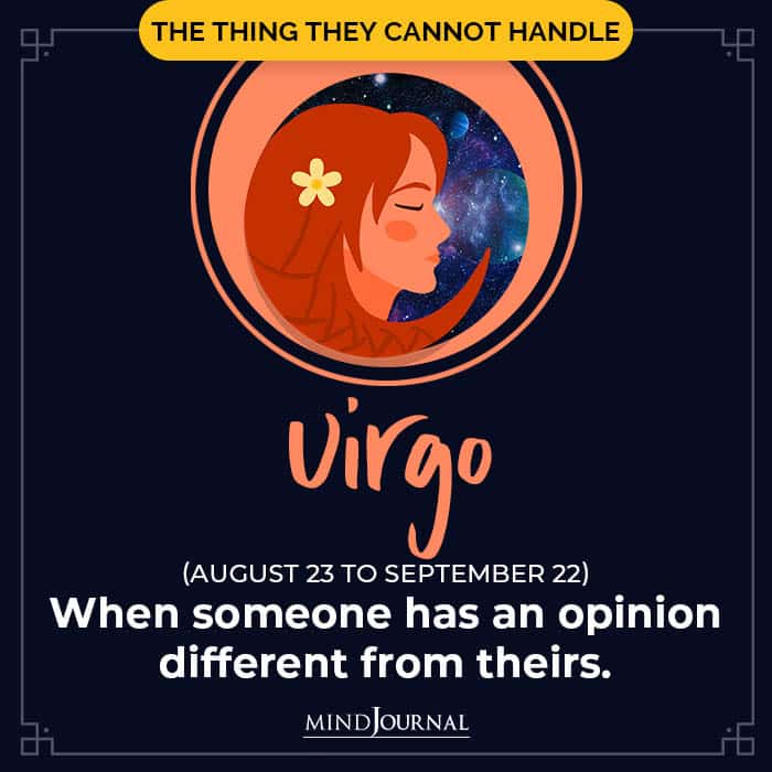 The one thing you cannot handle virgo