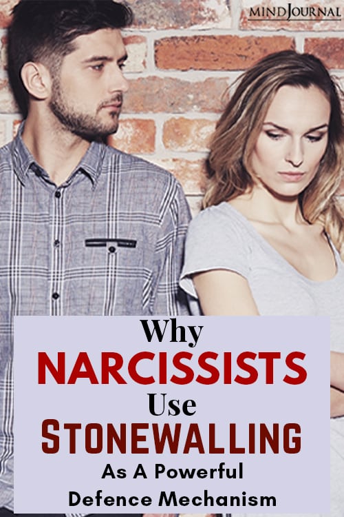 Why Narcissists Use Stonewalling pin