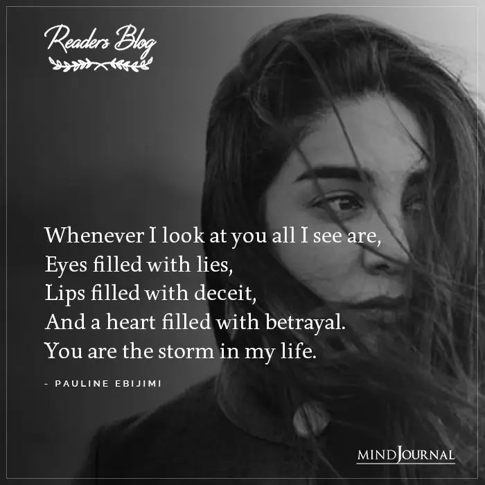 You Are The Storm In My Life