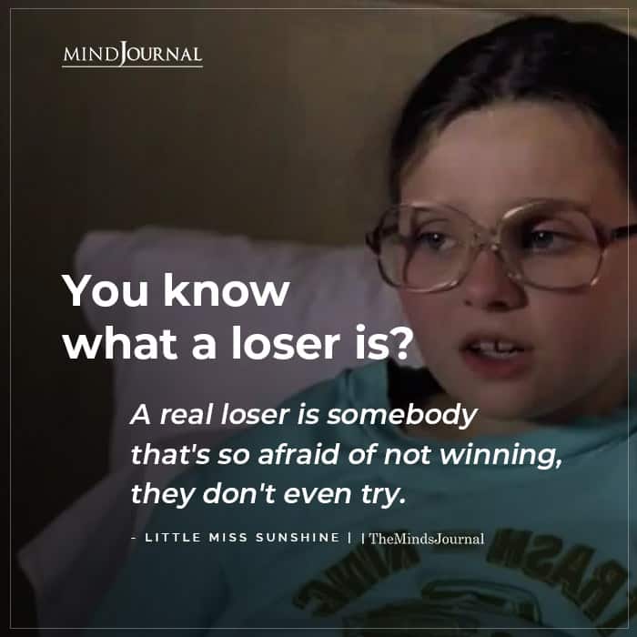 You Know What A Loser Is