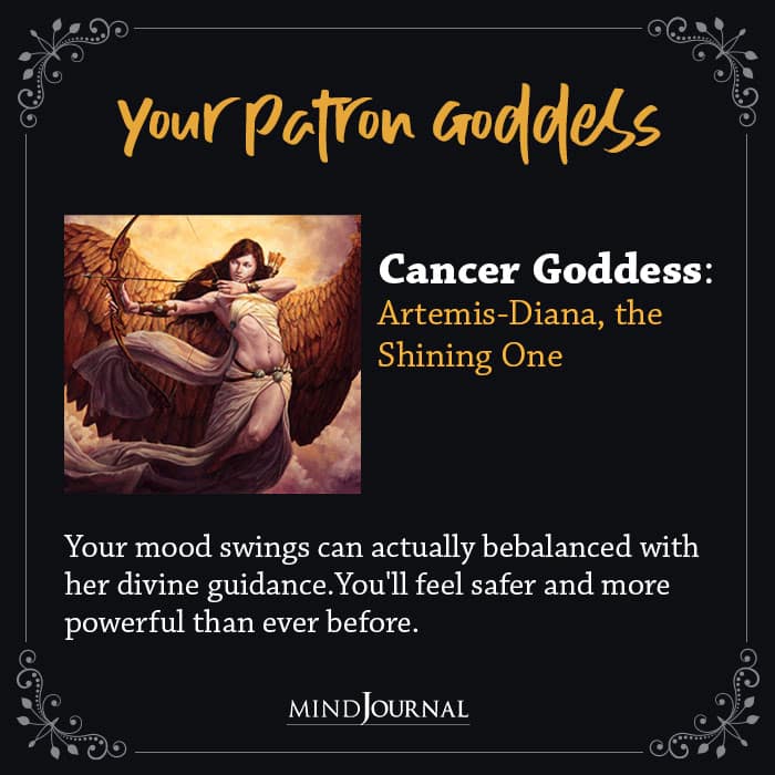 Your patron goddess cancer