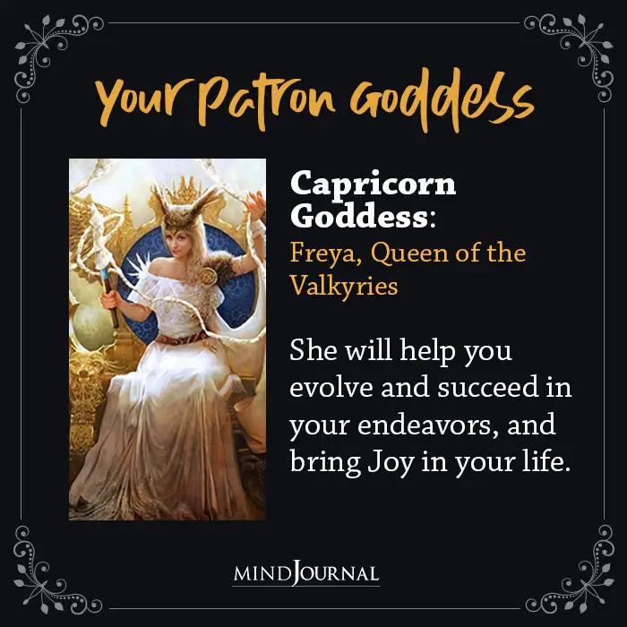 Your patron goddess capricon