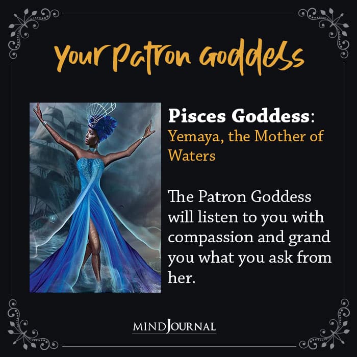 Pisces as a goddess