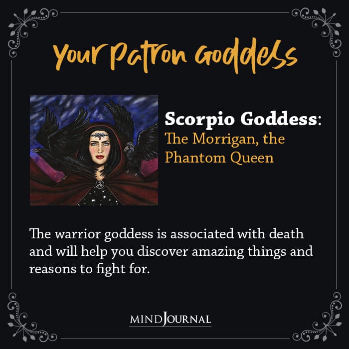 Your patron goddess scorpio
