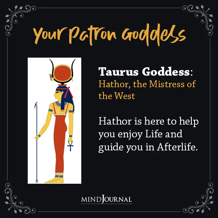 Your patron goddess taurus
