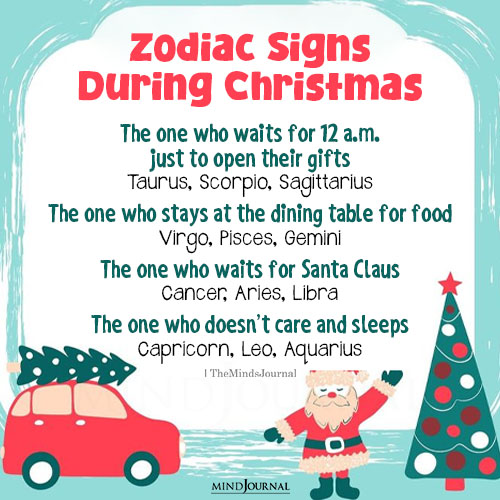 Zodiac Signs During Christmas