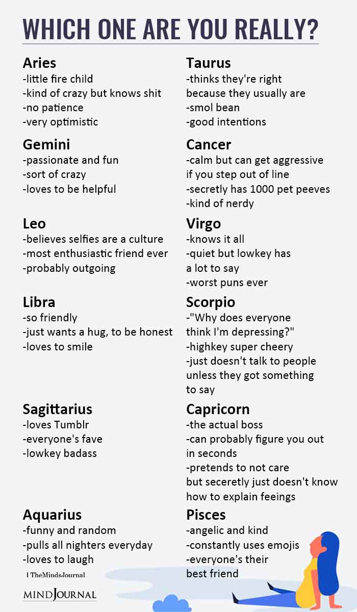 Common Traits And Behavior Of Zodiac Signs