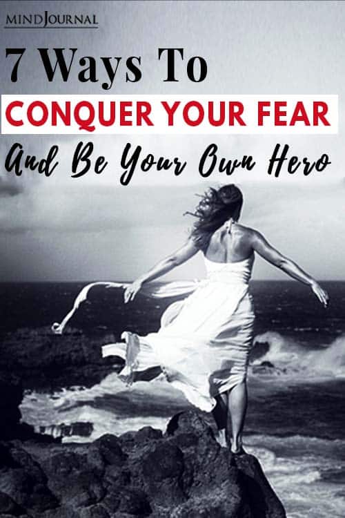 Conquer your fear Pin