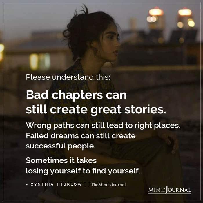 Bad Chapters Can Still Create Great Stories