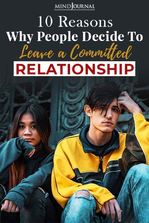 Common Reasons People Decide Leave Committed Relationship Pin