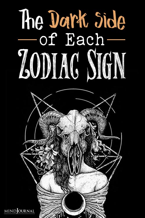 Dark Side Each Zodiac Sign pin