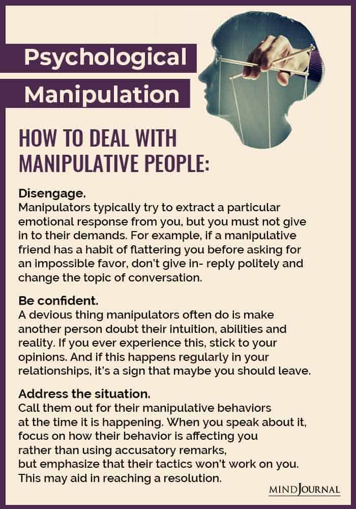 Manipulative of people behaviors 5 
