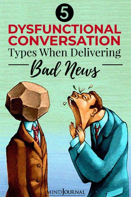 Dysfunctional Conversation Delivering Bad News pin