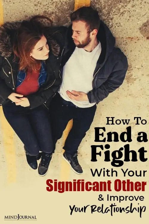 End Fight Improve Relationship pin