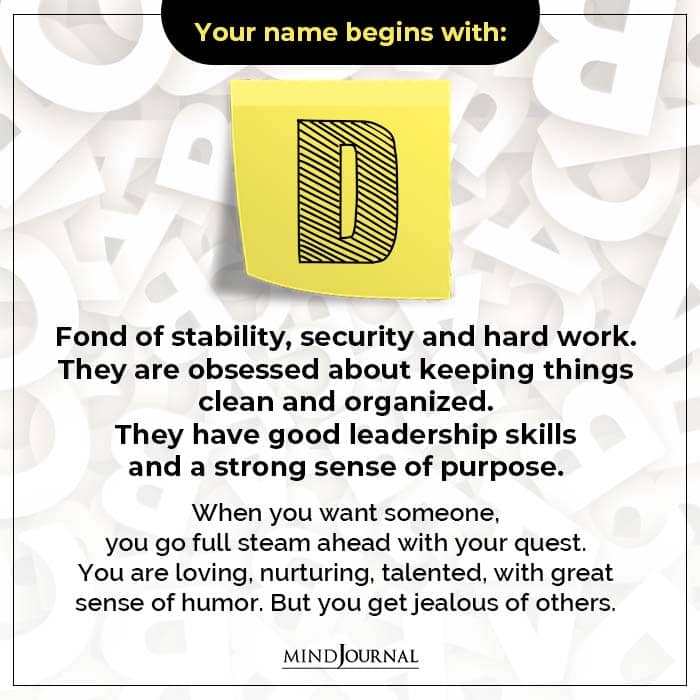 What Does The First Letter Of Your Name Say About Your Personality?