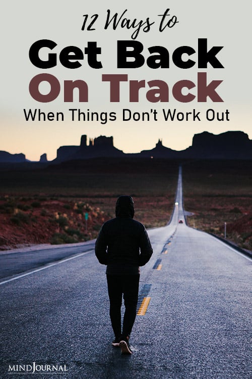 Get Back Track Things Dont Work Out pin