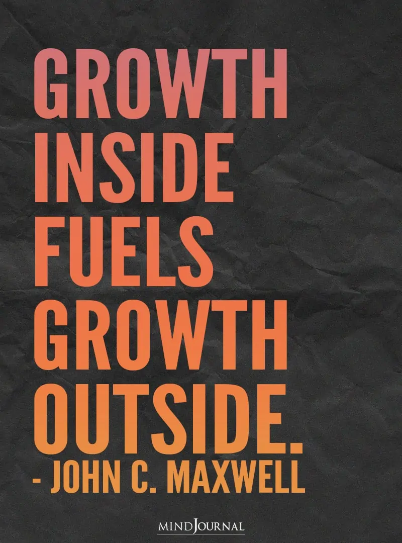 Growth inside fuels growth outside.
