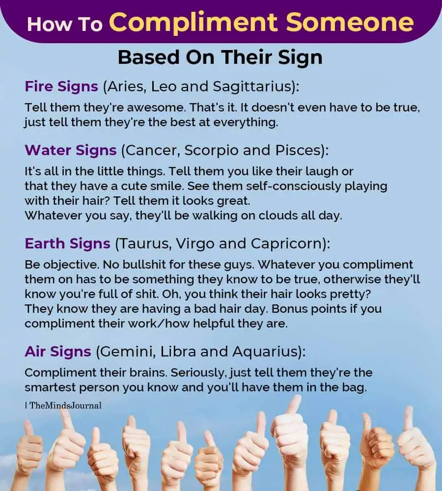 How To Compliment Someone Based On Their Zodiac Sign