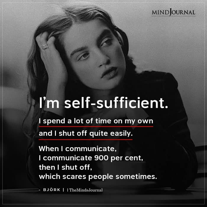 Im Self sufficient
