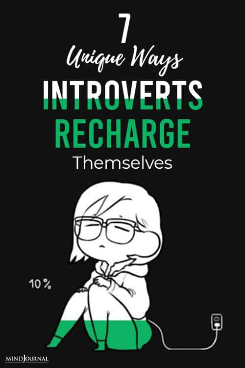 Introverts Recharge Themselves pin